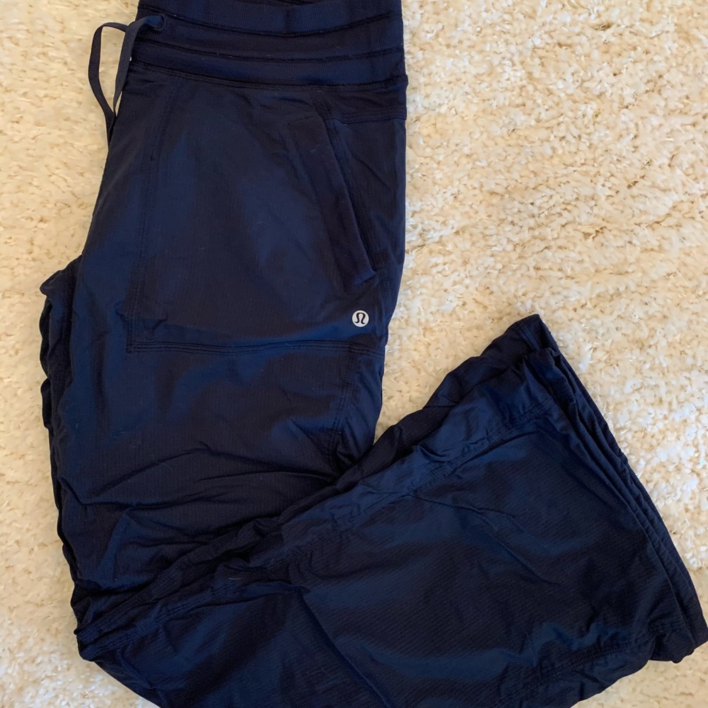 Navy Lululemon Flare Pants